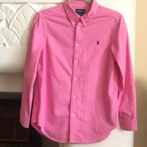 Boy's Polo Oxford long- Sleeved Shirt